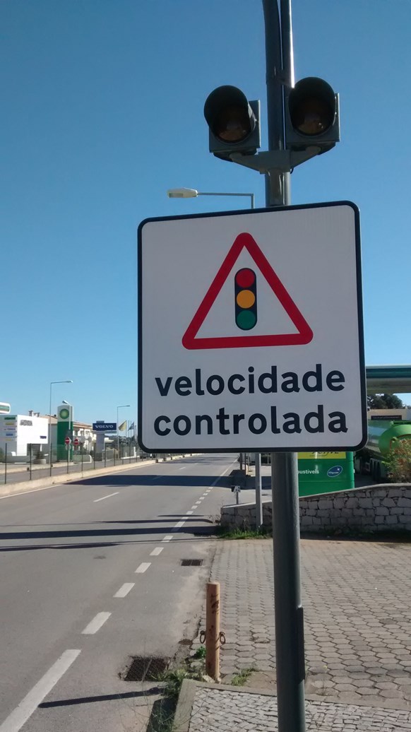 Speed Limit sign, Portugal